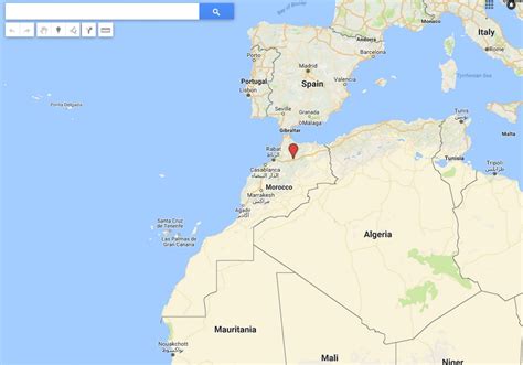 morocco map google